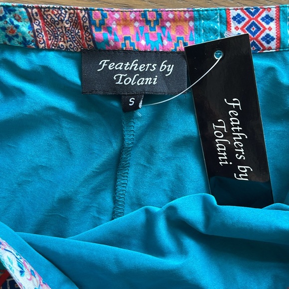 SUNDANCE Feathers by Tolani new with tags size small maxi skirt - Picture 4 of 9